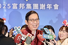 富邦金董事長蔡明興（圖）24日受訪。