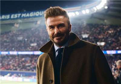 前英格蘭足球隊隊長貝克漢(David Beckham)。(圖:翻拍自臉書)