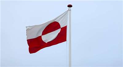 格陵蘭旗幟。(圖 : pixabay)