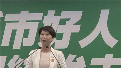 民進黨中執會21日正式通過提名立委陳亭妃代表民進黨參選台南市長。(劉玉秋攝)
