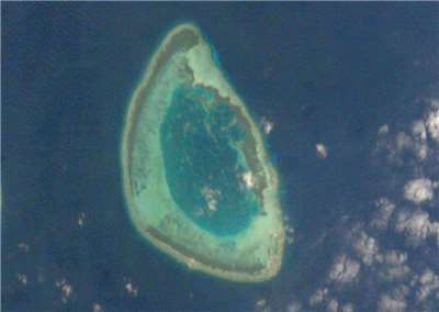 西沙群島羚羊礁。(圖：維基百科)