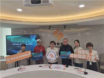 前進2026米蘭冬奧，我國代表團名單正式出爐。運動部21日說明，我國一舉取得9席10人參賽資格，創下38年來最多參賽人數。(江昭倫 攝)
