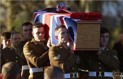 阿富汗戰爭是英國自1950年代以來死傷最慘重的海外戰爭，造成457名士兵陣亡。資料照。