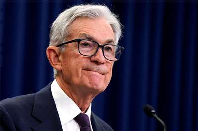 美國聯準會主席鮑爾（Jerome Powell）。資料照片。