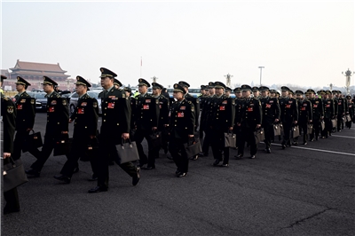 中共中紀委第五次全體會議14日閉幕，軍方缺席率達到45.5%，創下歷史新高。(資料照/AFP)