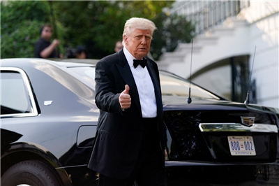 美國總統川普(Donald Trump)的第二個任期為全球帶來許多變化，但這一點並未反映在他的支持率上。資料照。