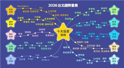2026台北國際書展十大追星路線曝光。(台北書展基金會提供)