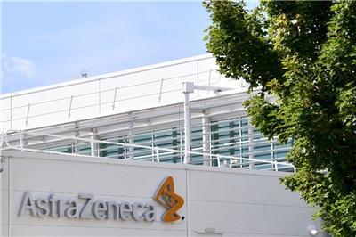 英國藥商阿斯特捷利康公司(AstraZeneca)。(AFP)