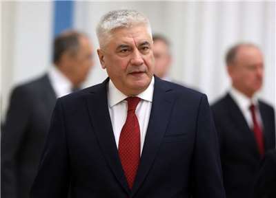 俄羅斯內政部長柯洛科采夫(Vladimir Kolokoltsev)。(檔案照)