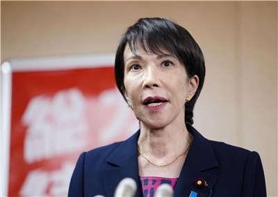 日本首相高市早苗。 (檔案照)