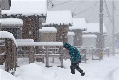 日本迎接入冬最強寒流，大雪與嚴寒氣溫持續至25日。(檔案照)