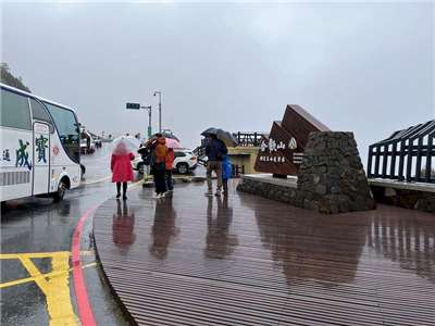 圖為合歡山遊客中心。 (圖：中央社檔案照)