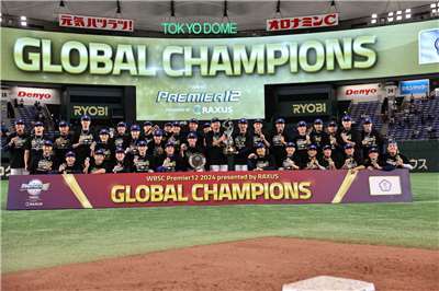 紀錄12強奪冠歷程的《冠軍之路》元旦上映即開出紅盤，首日全台票房衝破862萬元，改寫台灣紀錄片影史單日紀錄。(牽猴子提供)