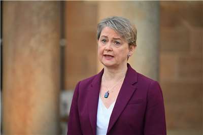 英國外交大臣古柏(Yvette Cooper)。檔案照。