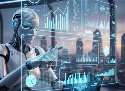 金管會15日公布最新數據，機器人理財去年(2025年)全年資產管理規模達到新台幣156億多，較前一年成長近4成。(AI生成圖)