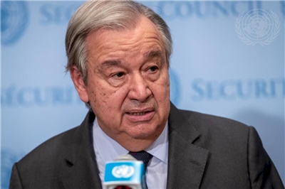 聯合國秘書長古特瑞斯(Antonio Guterres)對於美國決定退出數十個聯合國實體感到遺憾。資料照。(UN Photo/Mark Garten)