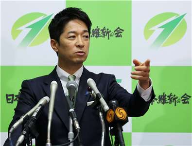 日本維新會共同代表藤田文武。 (檔案照)