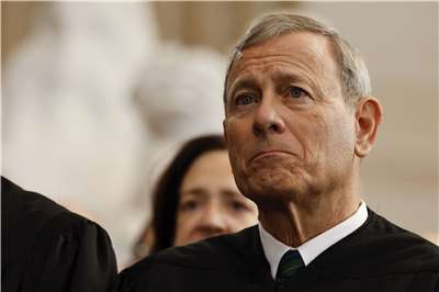 美國聯邦最高法院首席大法官羅伯茲(John Roberts)。(檔案照)