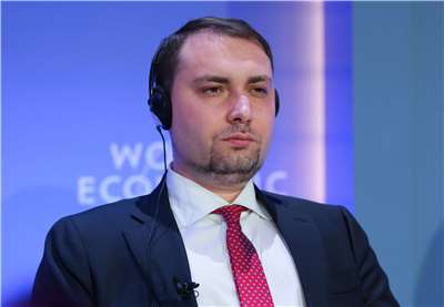 烏克蘭總統府幕僚長布達諾夫(Kyrylo Budanov)20日出席世界經濟論壇。