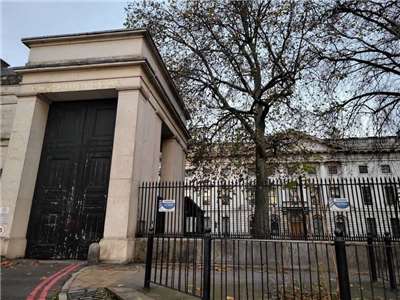 中國政府2018年購入英國皇家鑄幣廠舊址所在街區，面積約2.2萬平方公尺，擬打造規模在歐洲數一數二的使館區。(圖：中央社)