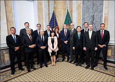 G7財長會議在美國華盛頓舉行。 (X平台)