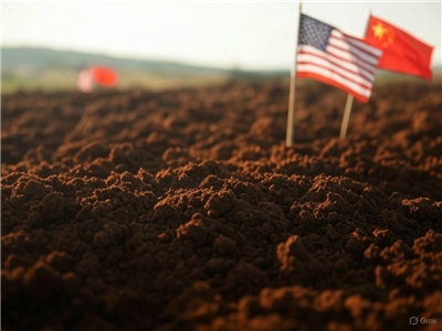 美國總統川普的首席貿易顧問納瓦洛預測，工業上取得的突破將有助於提高國內產量並消除中國在稀土領域的市場主導地位。示意圖。(AI生成圖)