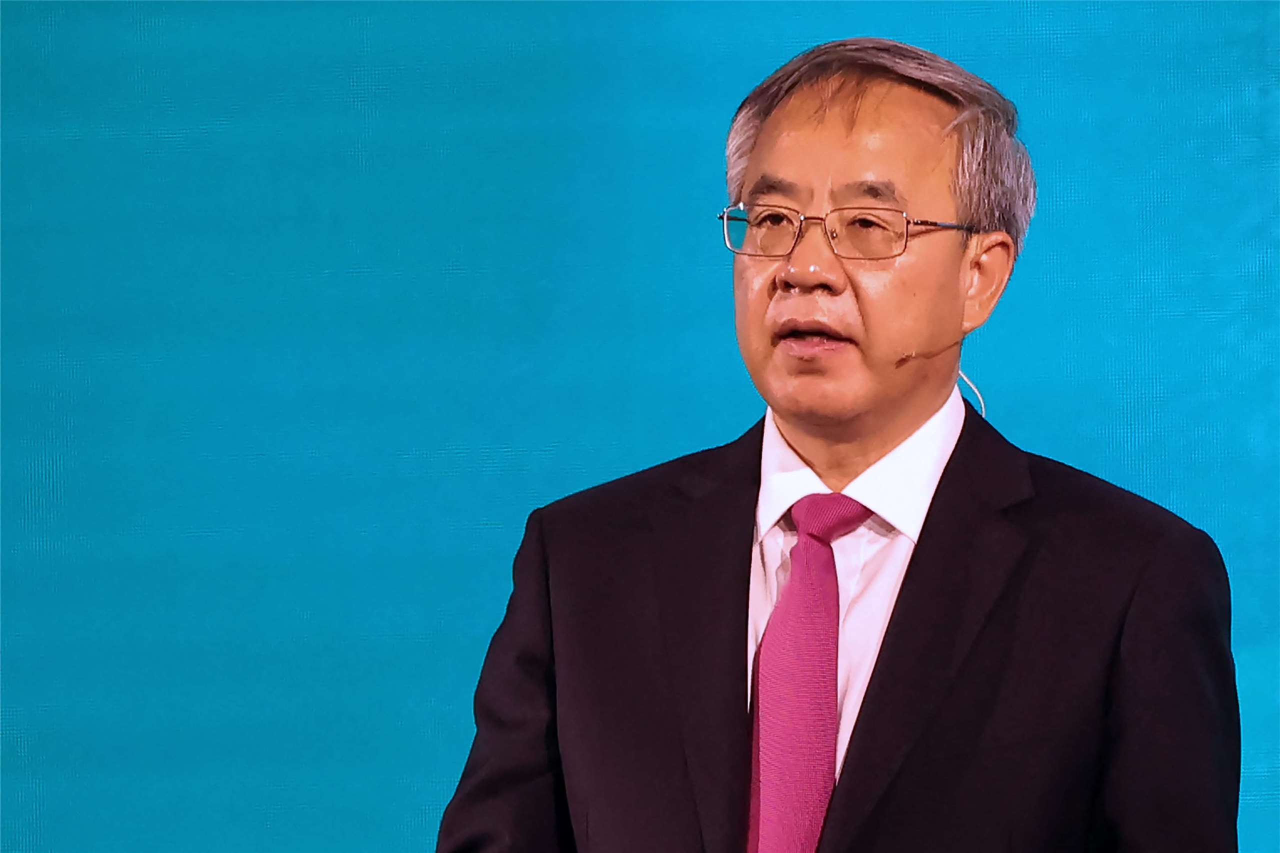 中國全國政協副主席胡春華缺席長征90週年大會。資料照。