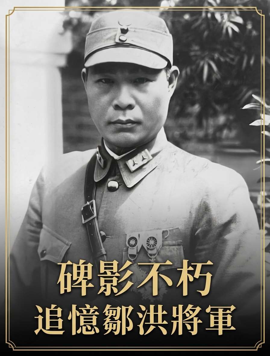 碑影不朽 追憶鄒洪將軍(圖徐全提供)