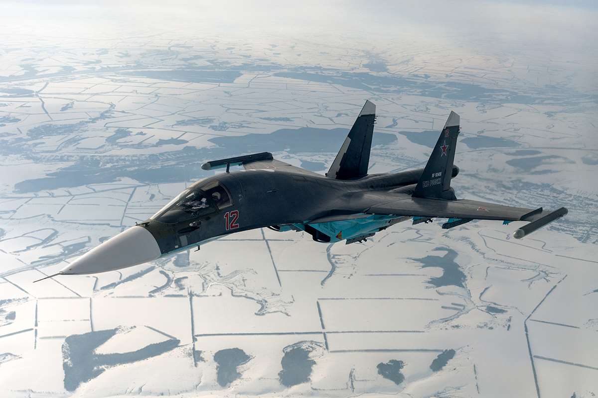 Su-34M戰鬥轟炸機。(圖 : 維基百科)