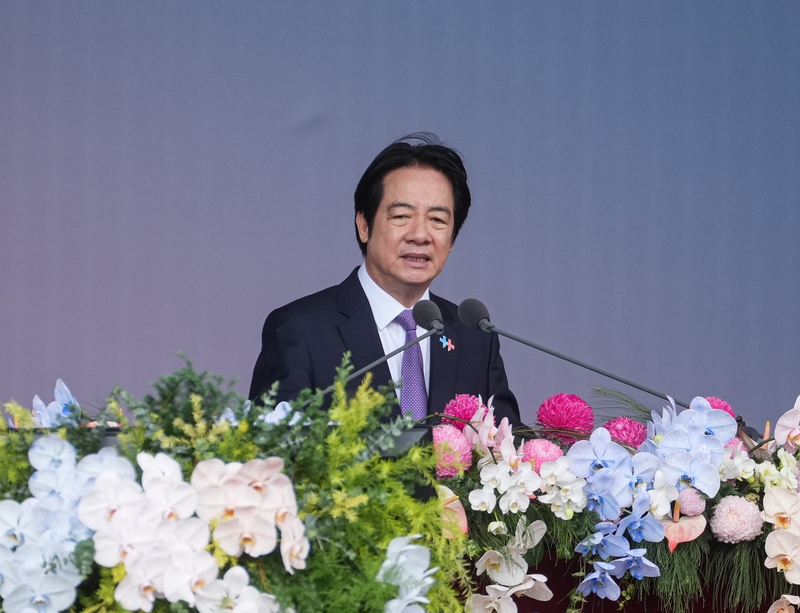 賴清德總統10日以「台灣 山巔之城，地上的鹽，世上的光」為題發表國慶演說。