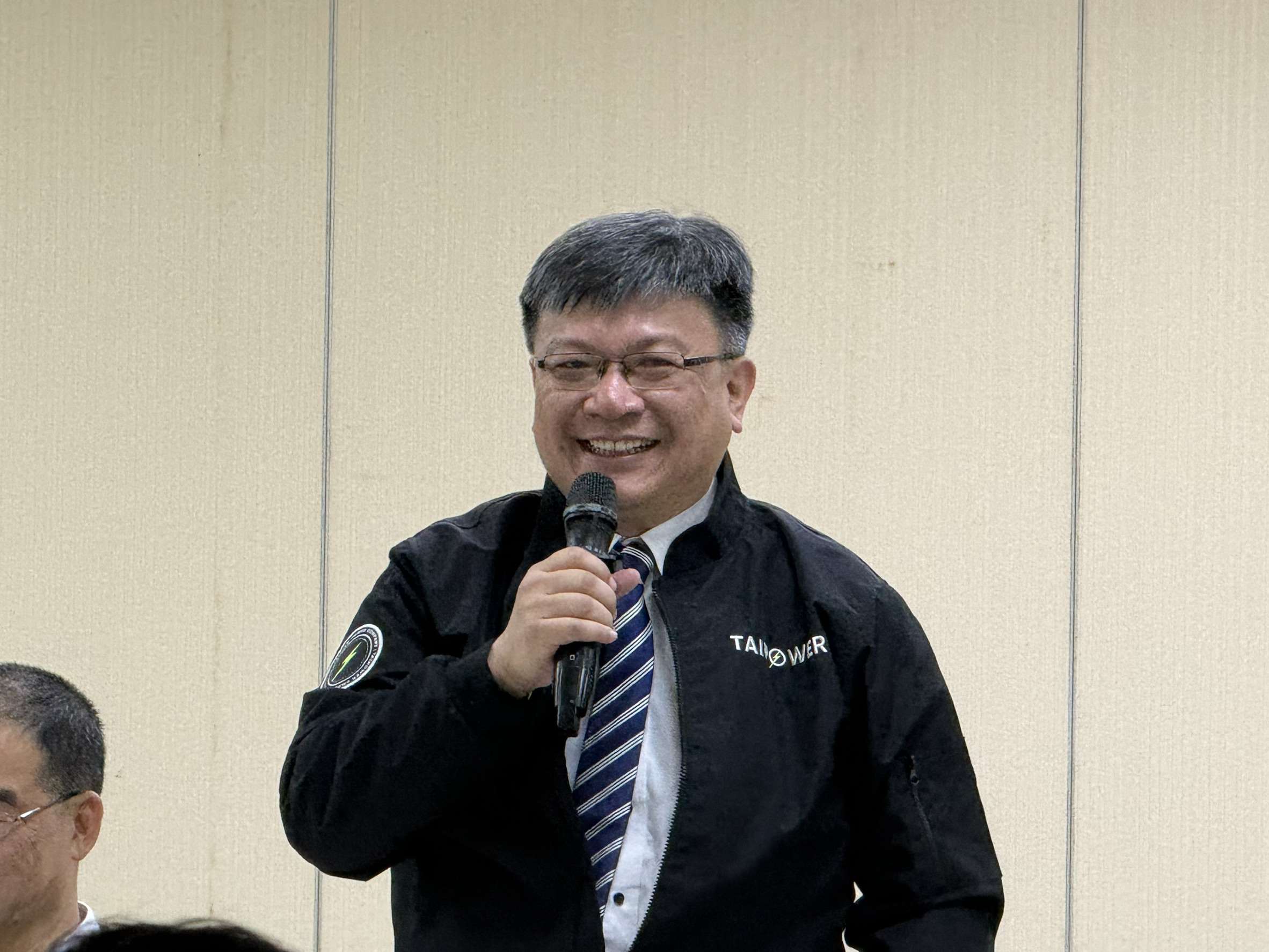 台電董事長曾文生表示，將持續辦理電力學校，協助民生、服務業建立機電人力量能，強化電力韌性。(謝佳興 攝)