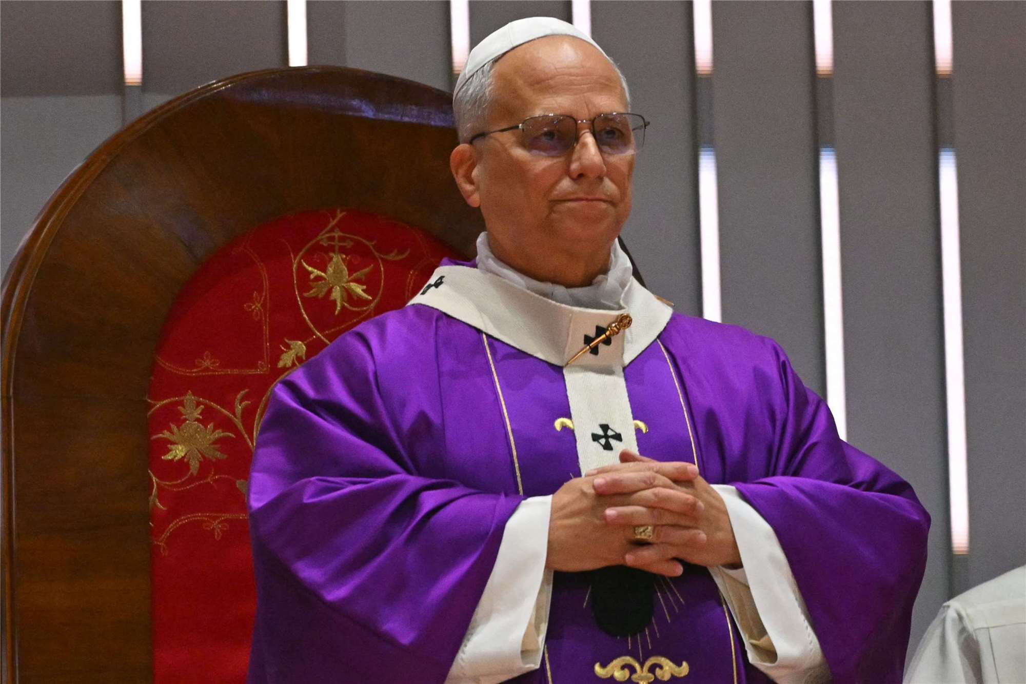 羅馬天主教教宗良十四世（Pope Leo XIV）。資料照。(AFP)