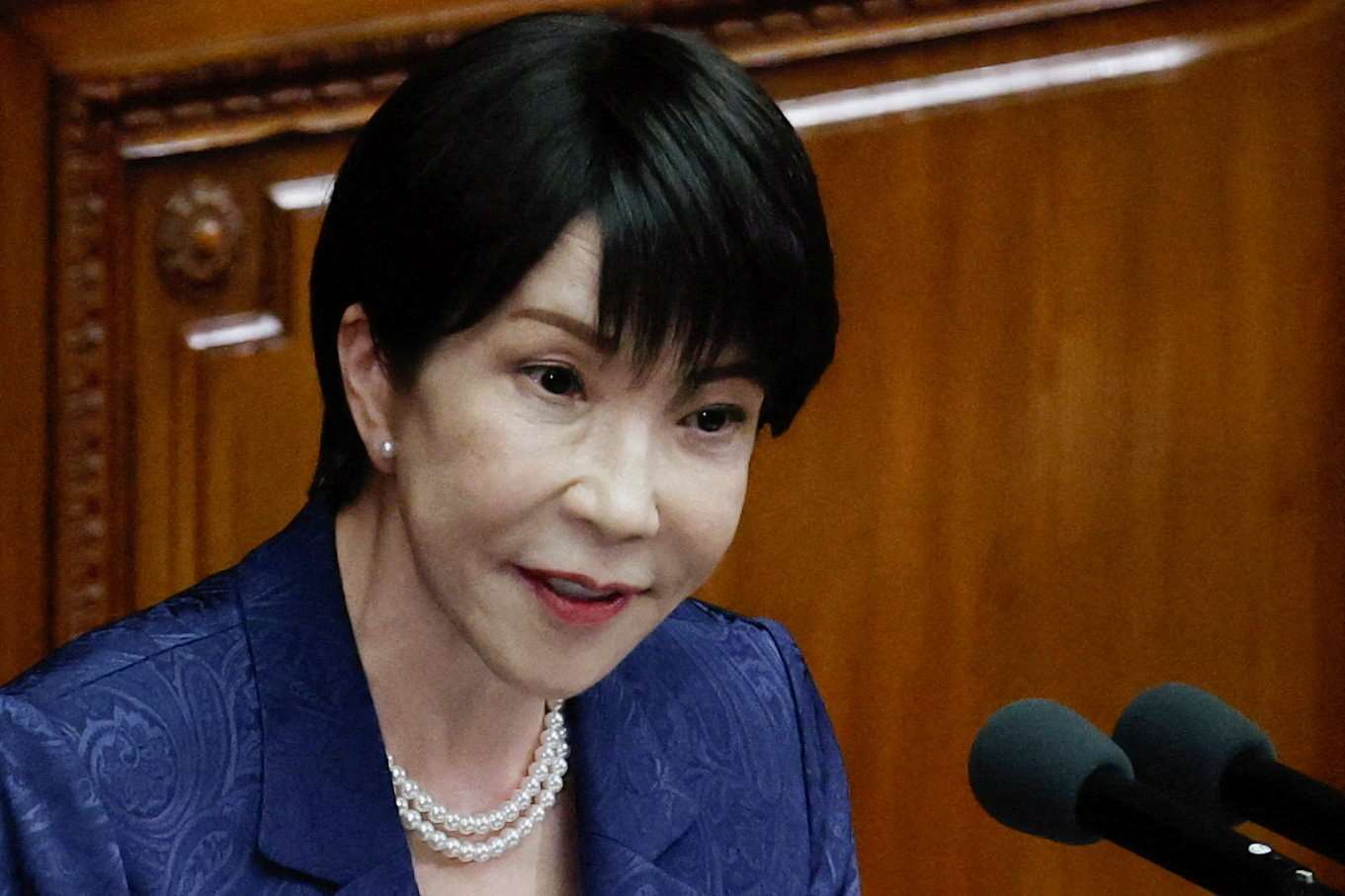 日本民眾對首相高市早苗政府的支持率首度跌破50%，創下她去年10月上任以來的最低紀錄。(RT/達志影像)