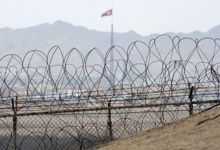 南韓國防部20日對平壤威脅沿著兩韓邊界部署更多戰術打擊武器、並恢復對南韓的擴音器廣播表達嚴重關切。圖為南北韓非軍事區(DMZ，Demilitarized Zone) (AFP)