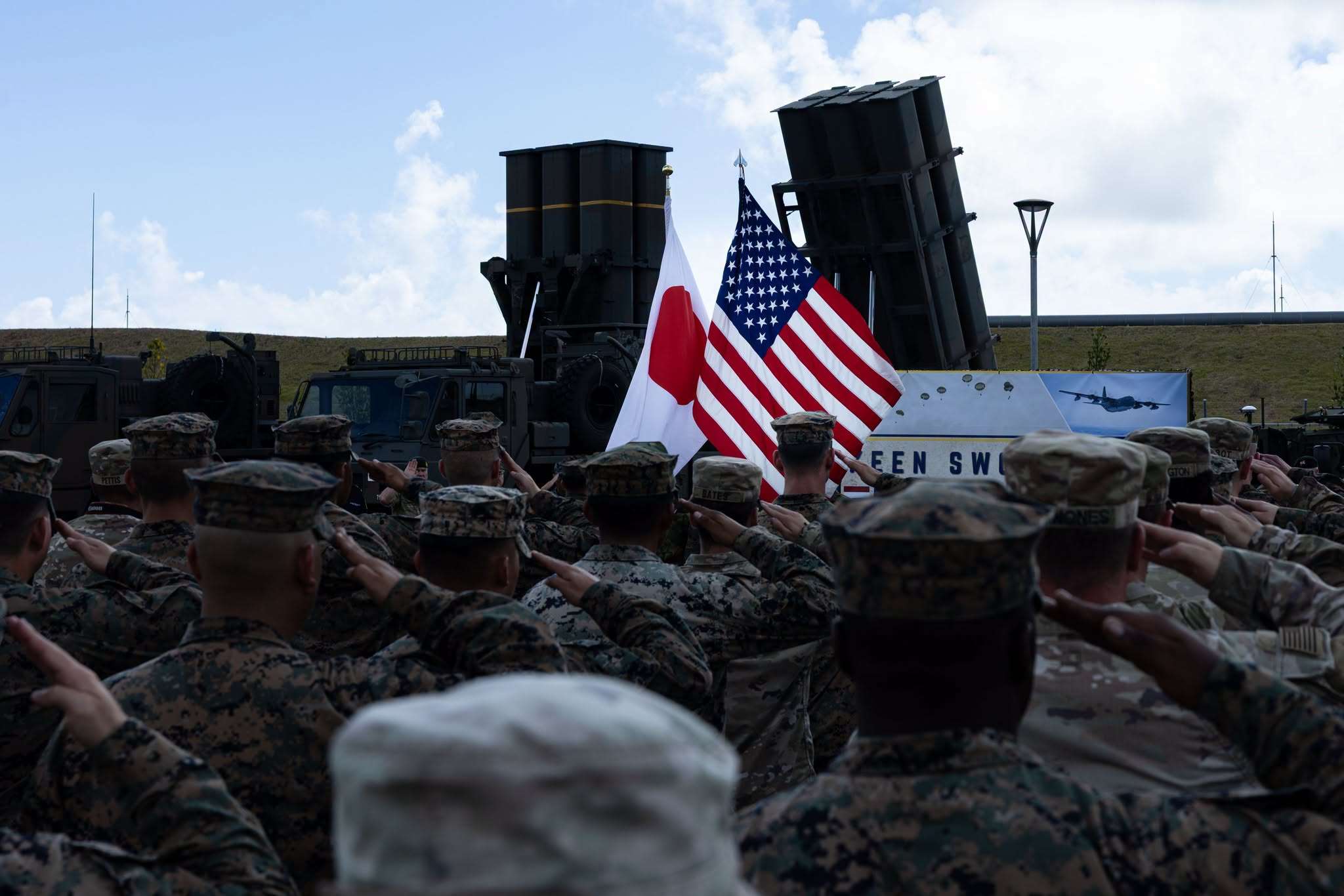 美日利劍27聯合軍演19日登場，將持續至10月29日。(FB@在日米軍司令部)