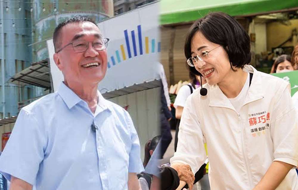 國民黨新北市長參選人李四川、民進黨新北市長參選人蘇巧慧。資料照。(圖：李四川粉專/蘇巧慧粉專)