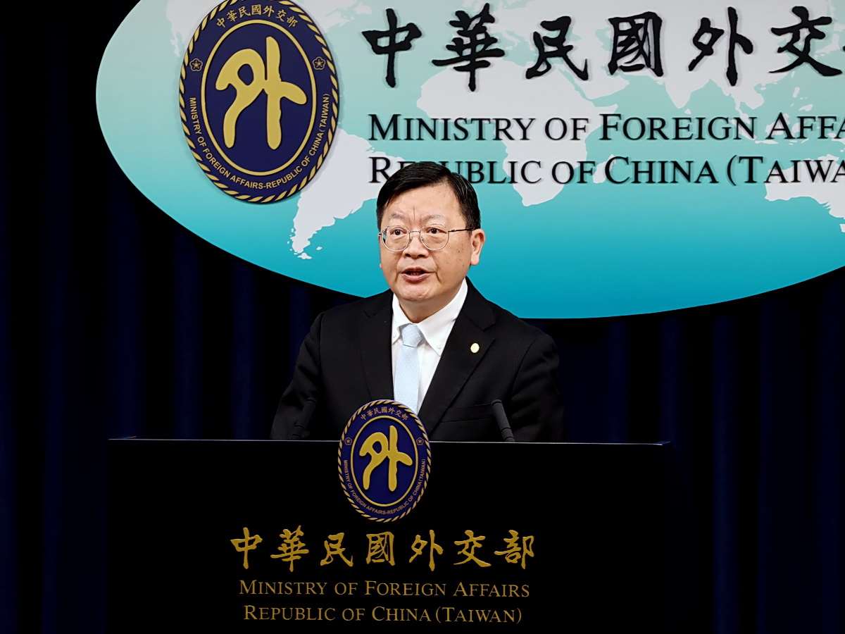 外交部台灣日本關係協會祕書長洪英傑13日回應媒體詢問時指出，我國政府歡迎日本關切印太區域的安全 (央廣記者王照坤 攝)