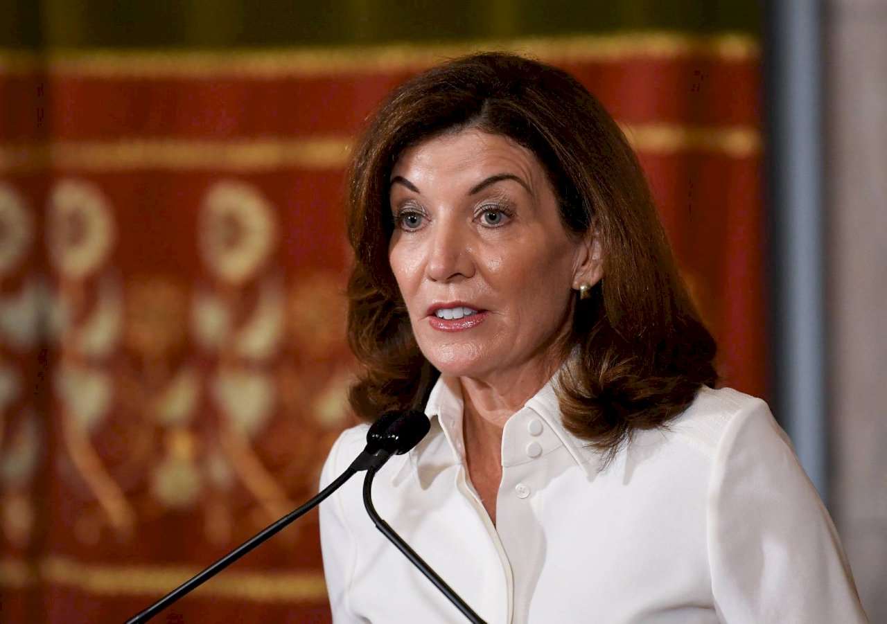 康乃爾大學校園性侵疑遭吃案，紐約州長侯可(Kathy Hochul)(圖)下令由紐約州檢察長詹樂霞(Letitia James)擔任特別檢察官督導重啟偵辦。資料照。