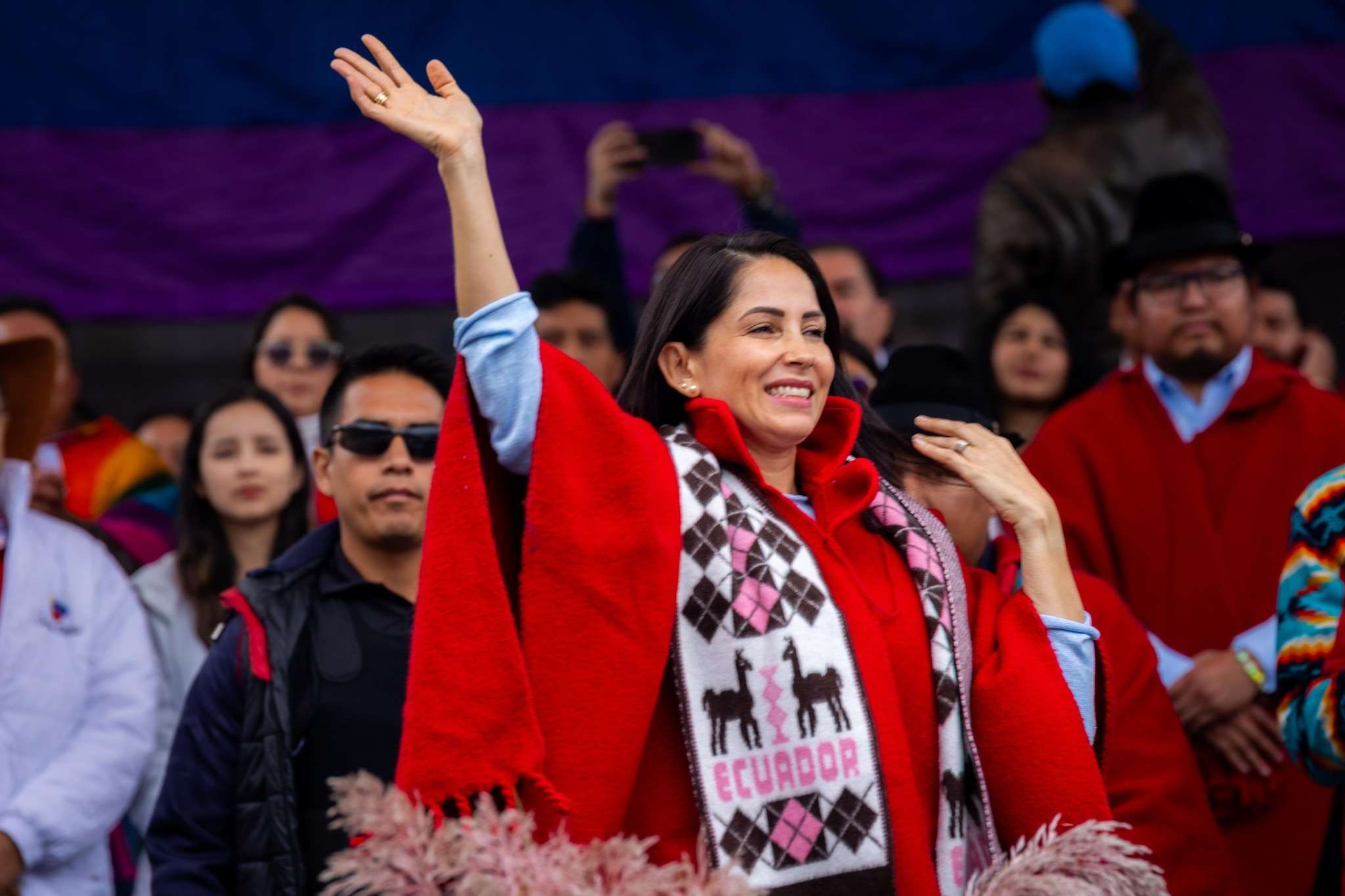 厄瓜多左派前總統候選人龔薩雷茲。(FB@LuisaGonzalezAlcivar)