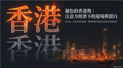 出版社結業、學會解散：離散港人生態圈面臨的「空白」考驗(AI圖／程寬厚 )