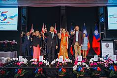 駐墨爾本辦事處9日晚間舉行115年國慶酒會，多位友台議員與僑界人士出席。
（駐墨爾本辦事處提供）