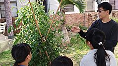 嘉義縣安和國小透過在地食材料理創作及「校園小記者」採訪青農，食農教育成為連結生活、社區與學習重要橋梁。（教育部提供）