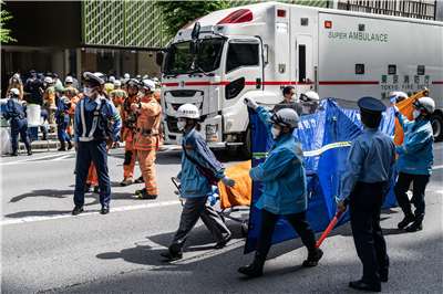 東京銀座噴辣椒素刺激物，24歲中國留學生涉傷害被捕拒供述。資料照片。