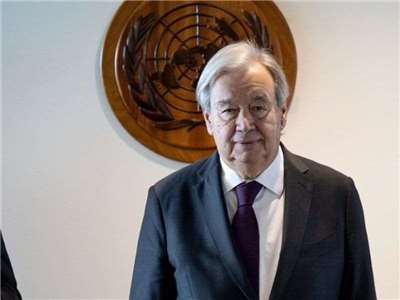 哈瑪斯襲擊將滿3週年，聯合國秘書長古特瑞斯5日呼籲在加薩實現永久停火。 (圖:X@antonioguterres)