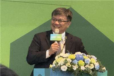 台電董事長曾文生指出，預估2035年台灣半導體產業用電將達1,100億度，占全國用電3成。(謝佳興 攝)