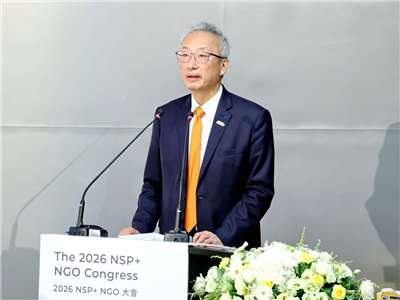 外交部政務次長吳志中8日出席台亞會活動時表示，地緣政治環境愈來愈複雜，非政府組織的合作變得更加重要 (央廣記者王照坤 攝)