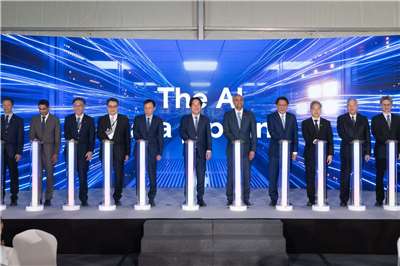 賴清德總統出席「台灣美光台中先進封裝測試二廠啟用典禮」。(圖：總統府)