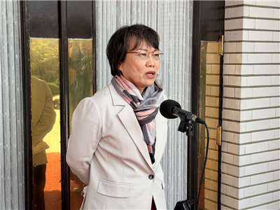 被問及同志遊行裸上身，是否會被盤查或逮補？內政部長劉世芳6日表示，一切依照《集會遊行法》的相關規定辦理。資料照。(趙婉淳 攝)