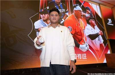 旅美好手李灝宇16日將出席「台中超巨蛋BOT案」簽約儀式。(台中市政府運動局提供)
