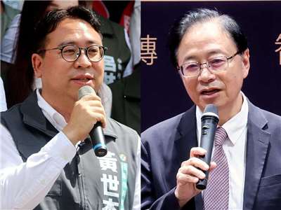 關於SRF設廠爭議，桃園市長張善政陣營認為當年進駐桃科程序啟人疑竇，黃世杰陣營則批評對手拿舊議題進行選舉操作 (合成圖，央廣檔案/記者王照坤 攝)